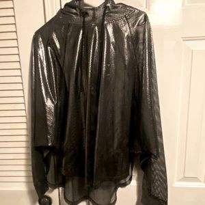 Forever 21 Tops | Forever21 Metallic Jacket | Color: Silver | Size: 1x